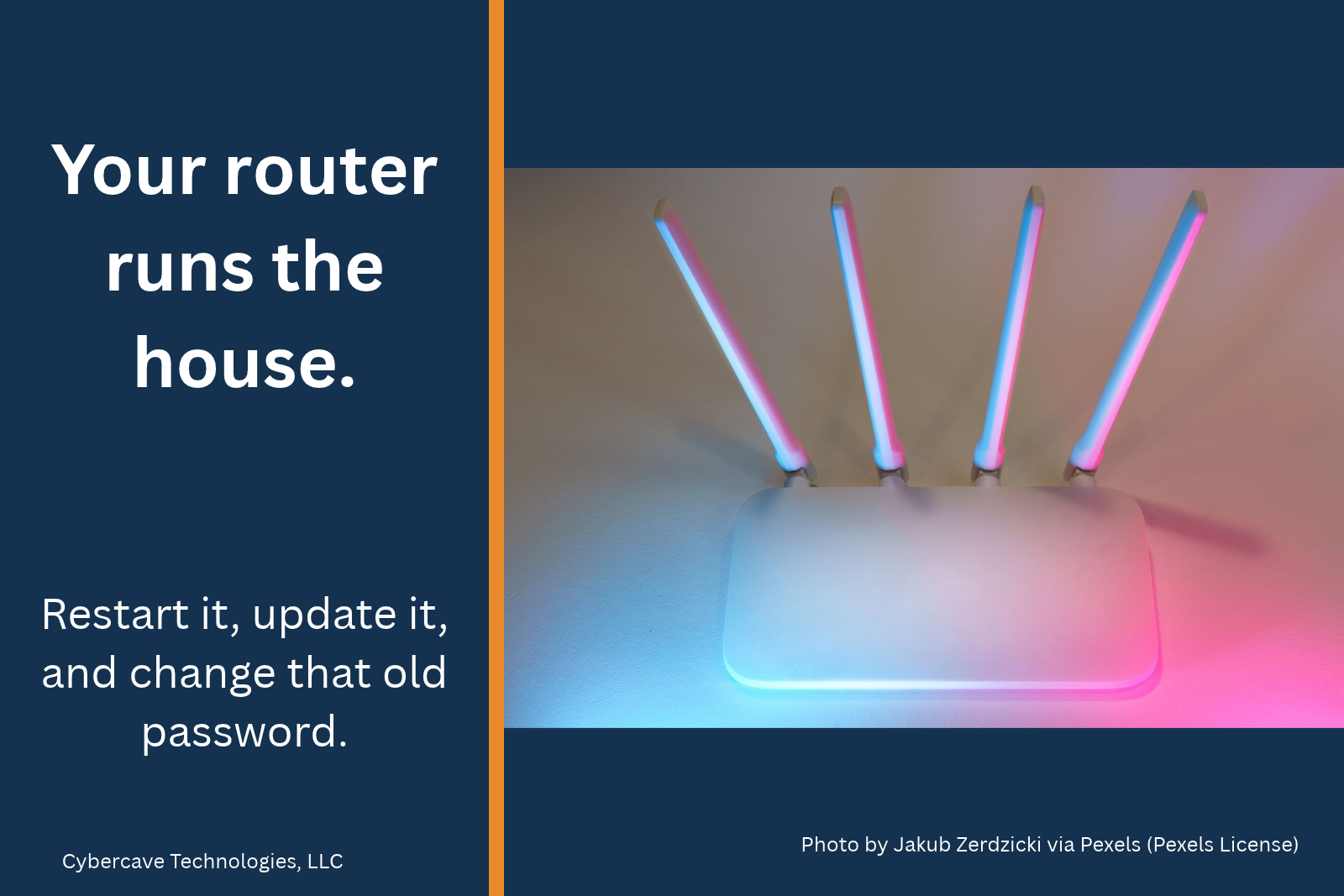 A home Wi-Fi router